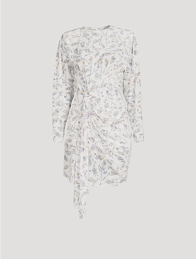 Dulce Printed Twist Dress