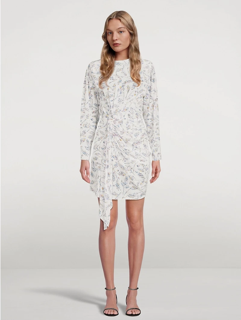 Dulce Printed Twist Dress