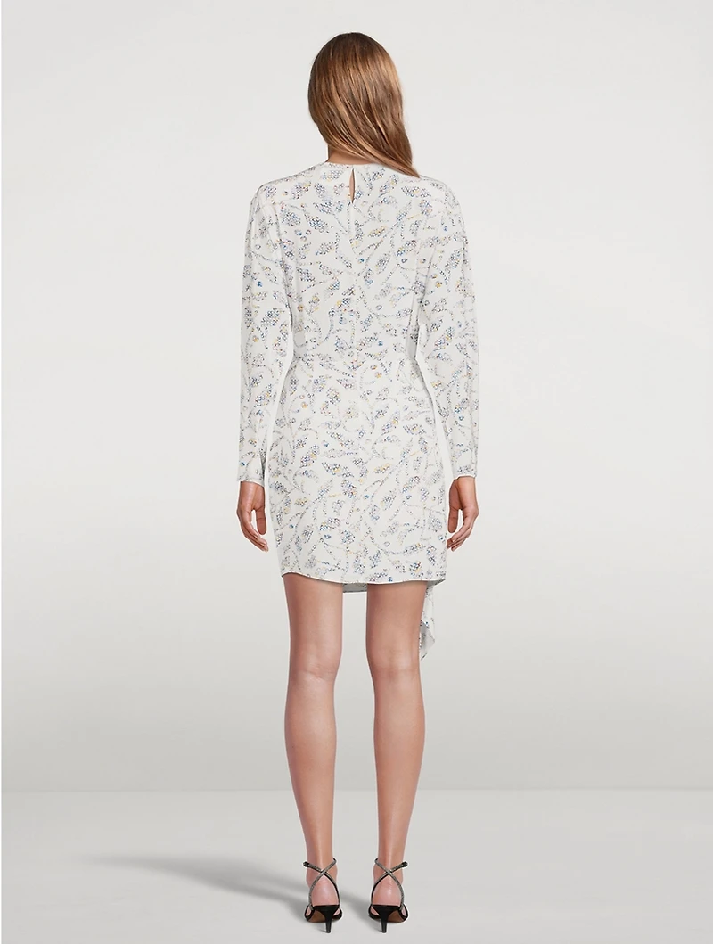 Dulce Printed Twist Dress