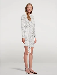 Dulce Printed Twist Dress