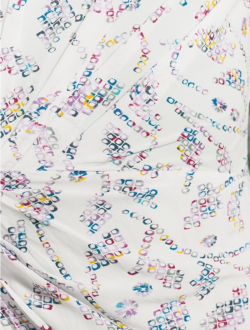 Dulce Printed Twist Dress