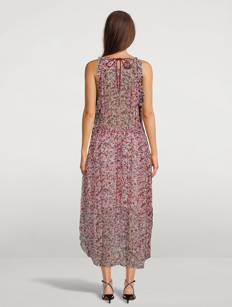 Fadelo Printed Midi Dress