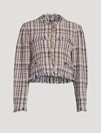 Nameo Bouclé Fringe Jacket