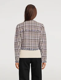 Nameo Bouclé Fringe Jacket
