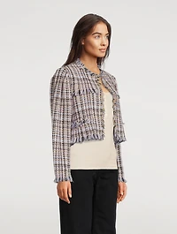Nameo Bouclé Fringe Jacket