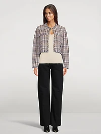 Nameo Bouclé Fringe Jacket