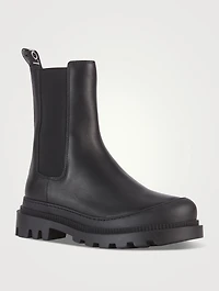 Leather Combat Boots