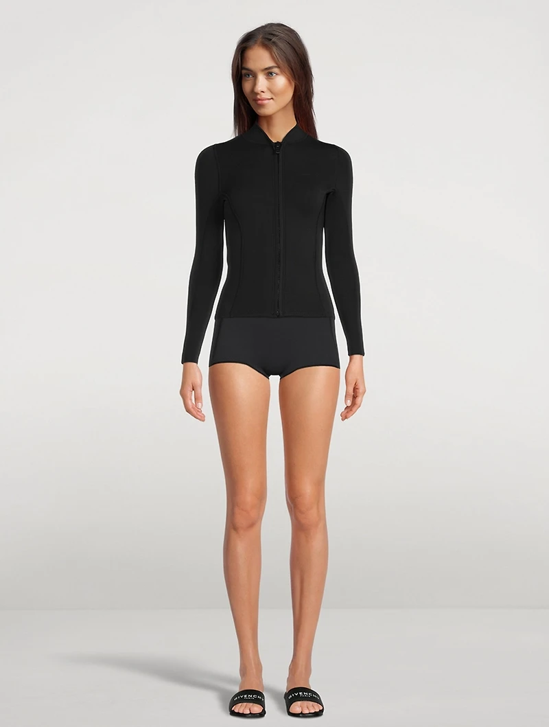 Parry High-Waisted Neoprene Swim Briefs