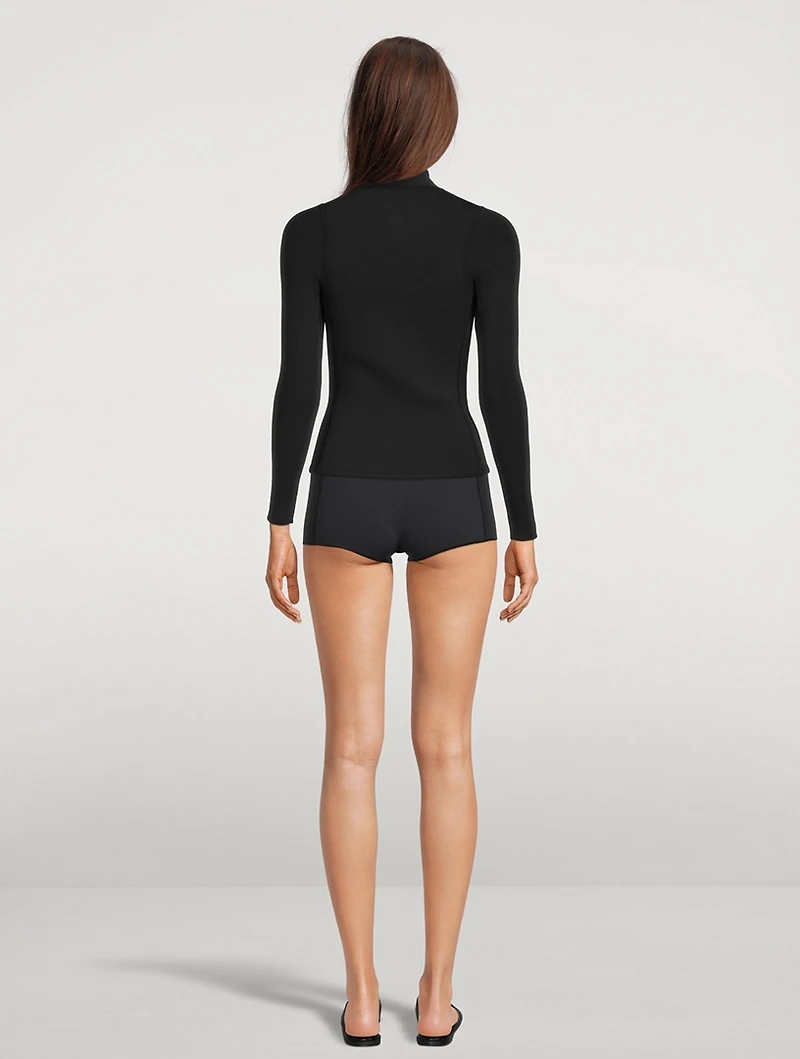 Parry High-Waisted Neoprene Swim Briefs