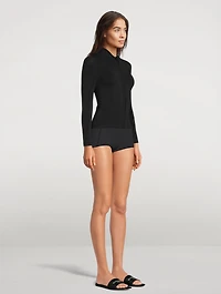 Parry High-Waisted Neoprene Swim Briefs
