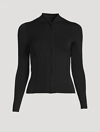 Rell Long-Sleeve Zip-Up Neoprene Rashguard