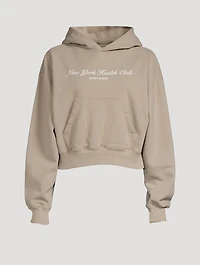 NY Health Club Cropped Hoodie