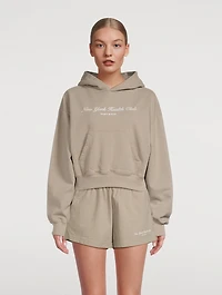 NY Health Club Cropped Hoodie