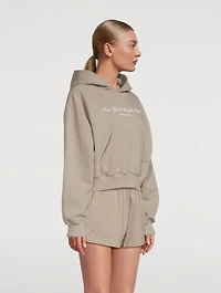 NY Health Club Cropped Hoodie