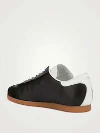 Leather And Suede Sneakers