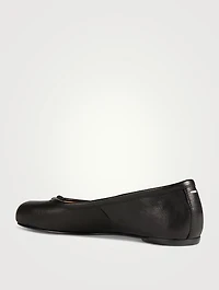 Tabi Leather Ballerina Flats