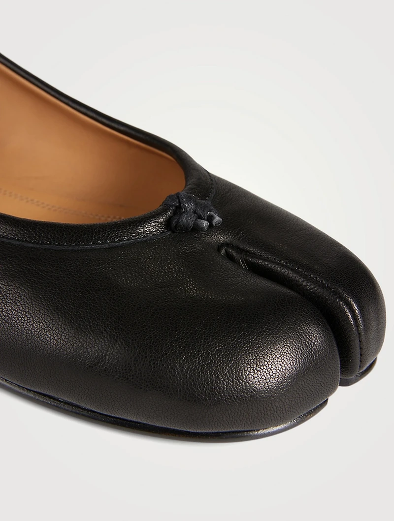 Tabi Leather Ballerina Flats