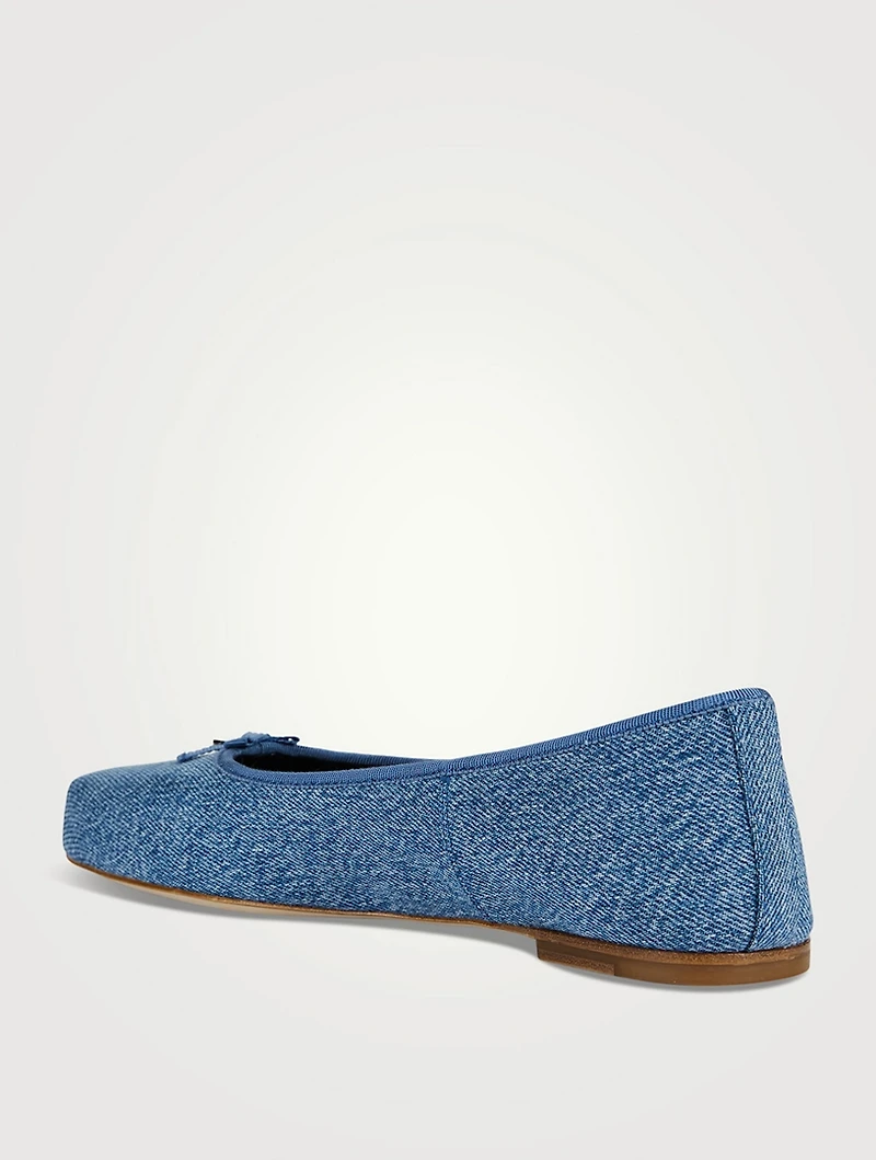 Billie Denim Ballet Flats