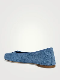 Billie Denim Ballet Flats