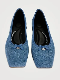 Billie Denim Ballet Flats