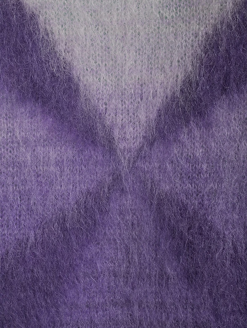 Diag Arrow Mohair And Wool Brushed Knit Sweater