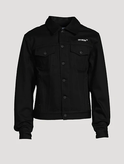 Diag Tab Slim Denim Jacket