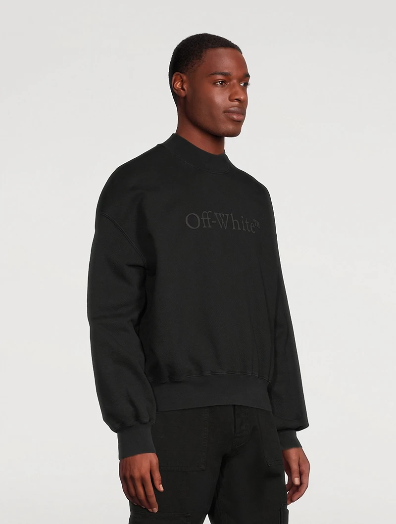 Bookish Logo Cotton Sweatshirt