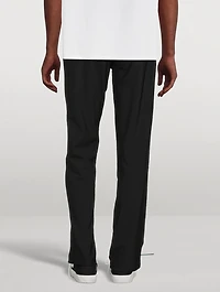 Wool-Blend Straight-Leg Pants