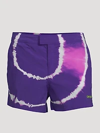 Swim Shorts Tie Dye Sunrise Print