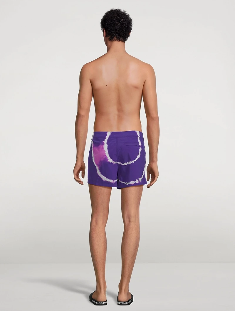 Swim Shorts Tie Dye Sunrise Print