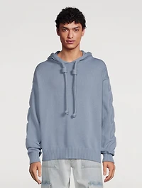3D Diag Knit Hoodie
