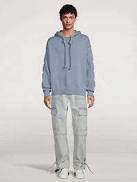 3D Diag Knit Hoodie