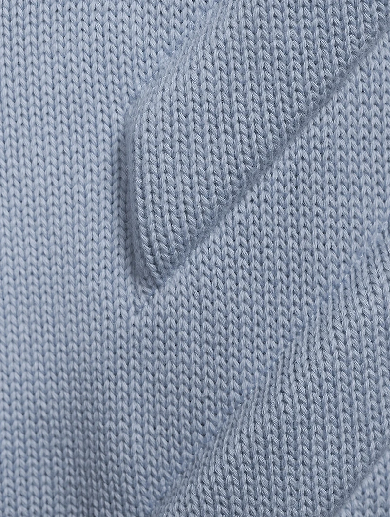 3D Diag Knit Hoodie
