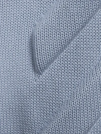 3D Diag Knit Hoodie