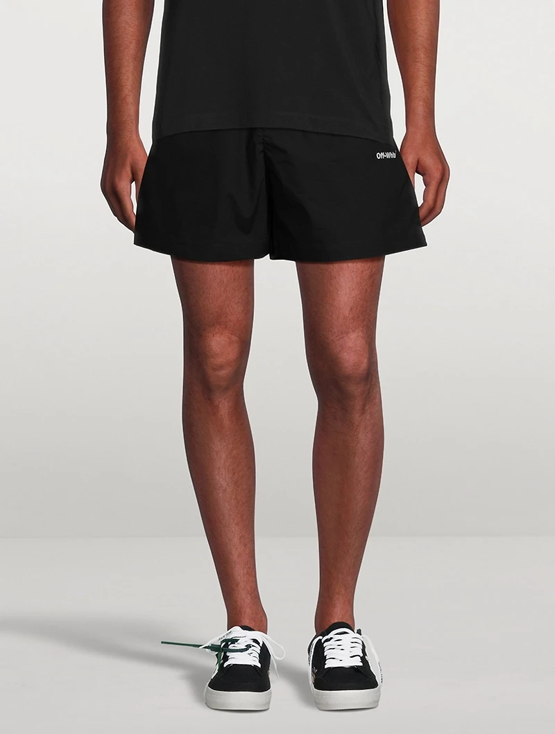 Arrow Outline Cotton Shorts