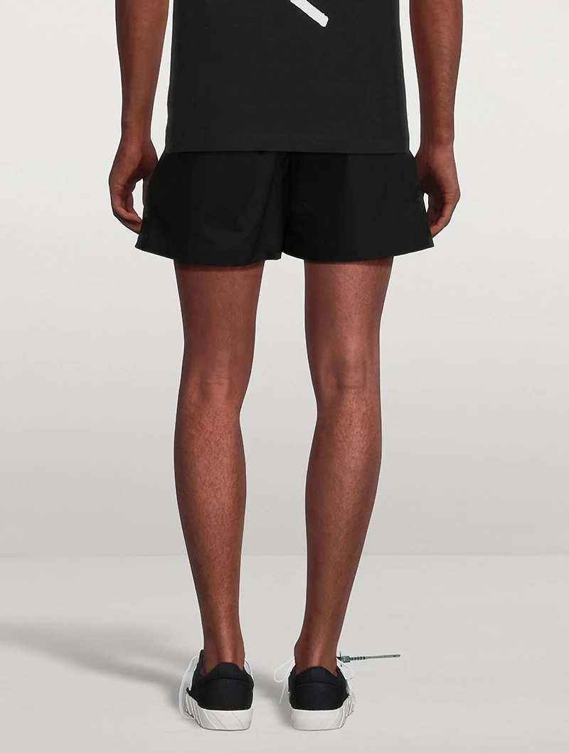 Arrow Outline Cotton Shorts