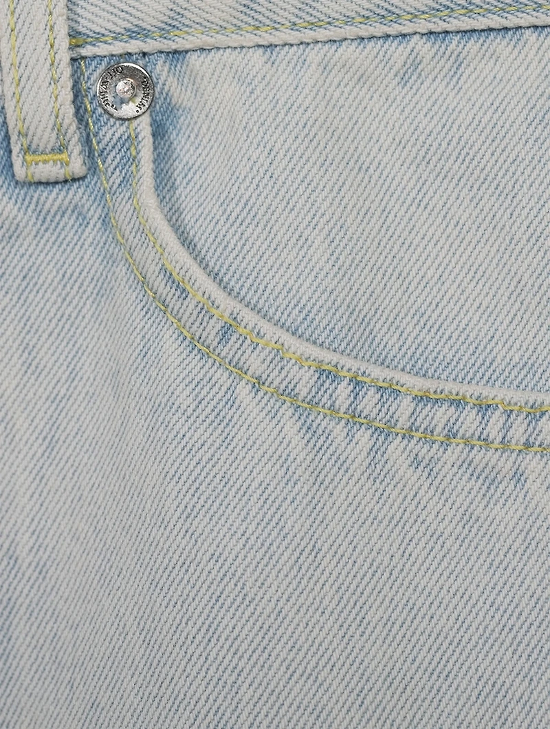 Denim Utility Cargo Pants