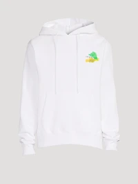 Brush Arrow Slim-Fit Hoodie