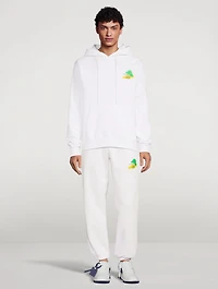Brush Arrow Slim-Fit Hoodie