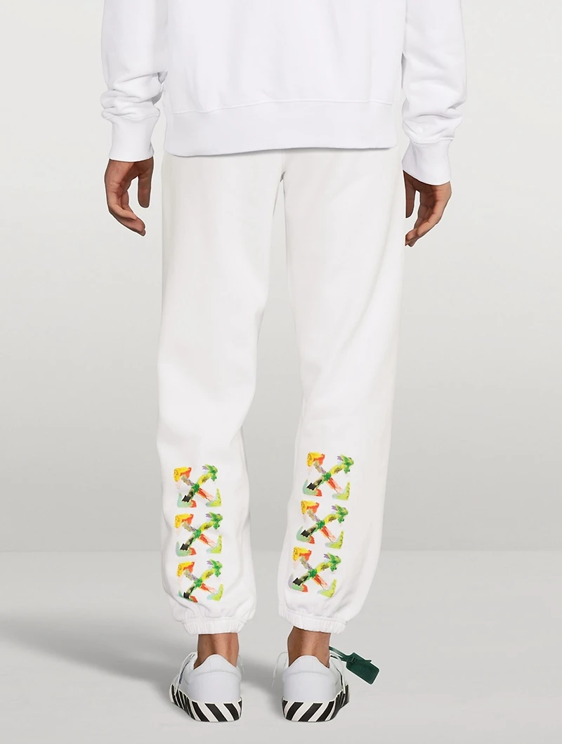 Brush Arrow Slim-Fit Sweatpants