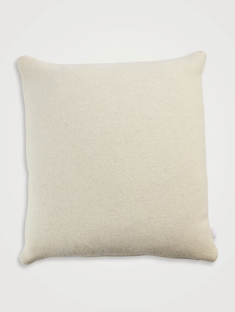 Reversible Double Cashmere Cushion