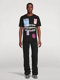 Trippy Summer Cotton Graphic T-Shirt