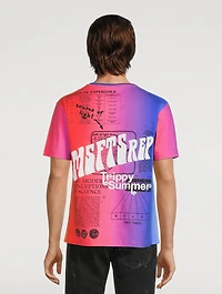 Rainbow Cotton Graphic T-Shirt