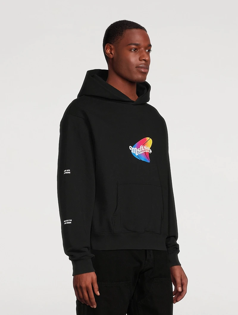 Warped M Cotton Hoodie