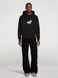 Warped M Cotton Hoodie