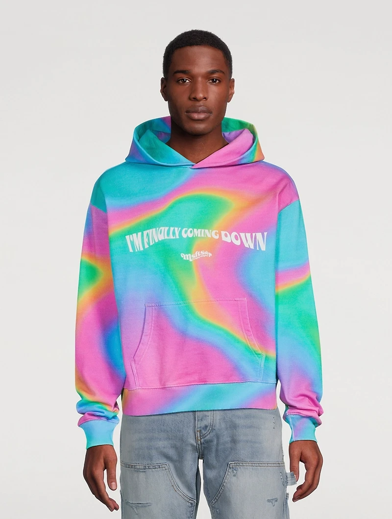 I'm Finally Coming Down Cotton Hoodie
