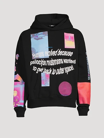 Trippy Summer Cotton Graphic Hoodie