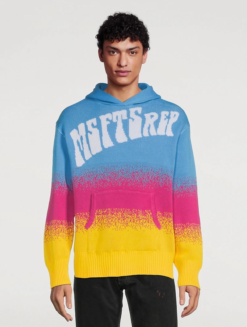 Sunset Cotton Knit Hoodie