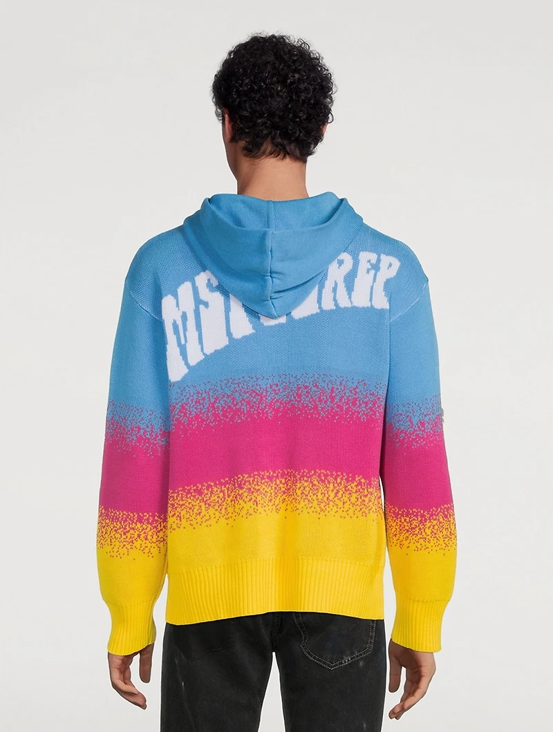Sunset Cotton Knit Hoodie