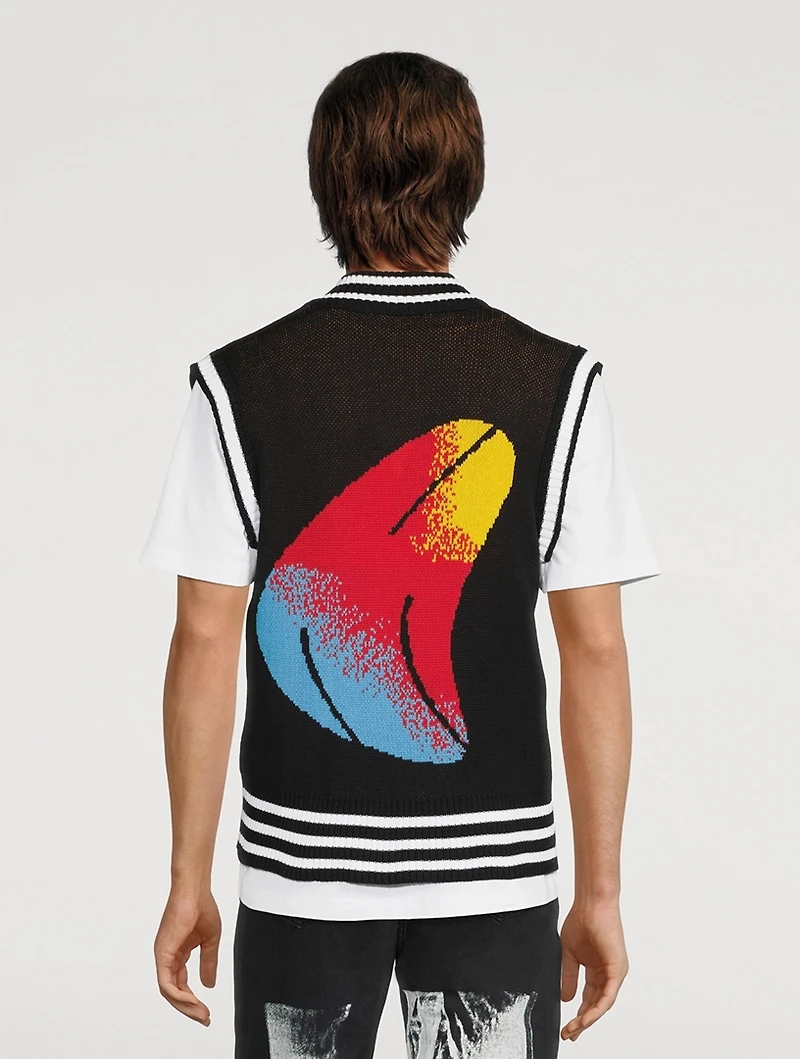 Cotton Sweater Vest